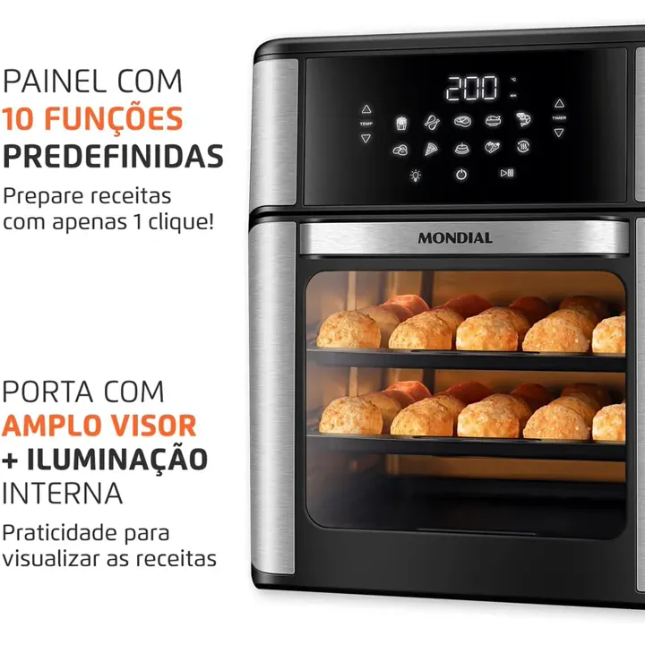 3,5L de capacidade para suas melhores receitas