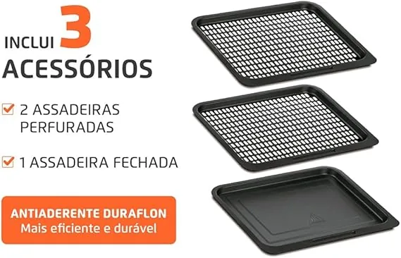 Potência de 1400W com aquecimento ultra rápido e tecnologia Air Circuit 360°